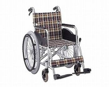 松永製作所 自走用車椅子 AR201B-40 チェック柄 松永製作所】自走式車いす AR-201B【車椅子販売のお店 YUA】